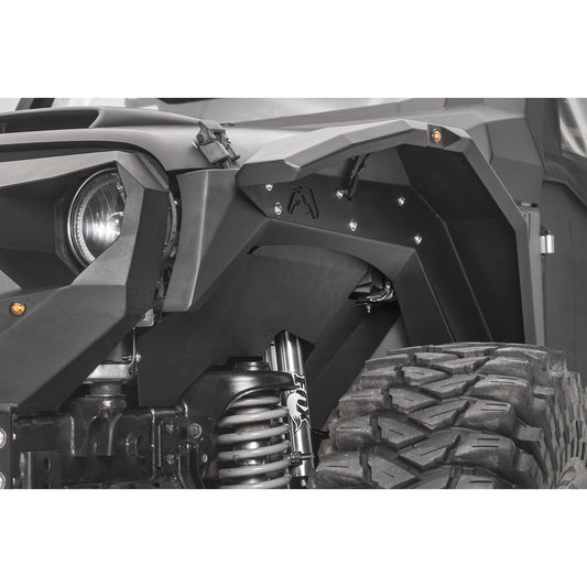 Fab Fours Inner Fender Front Pair Powdercoated l JK1002-1