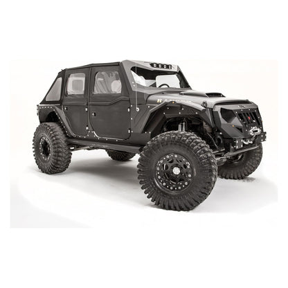 Fab Fours Fender Flare Front Pair Powdercoated l JK1003-1