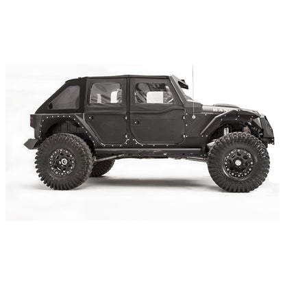 Fab Fours Fender Flare Front Pair Powdercoated l JK1003-1