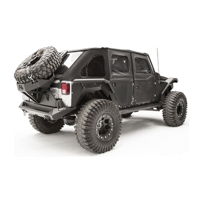 Fab Fours Fender Flare Rear Pair Powdercoated l JK1005-1