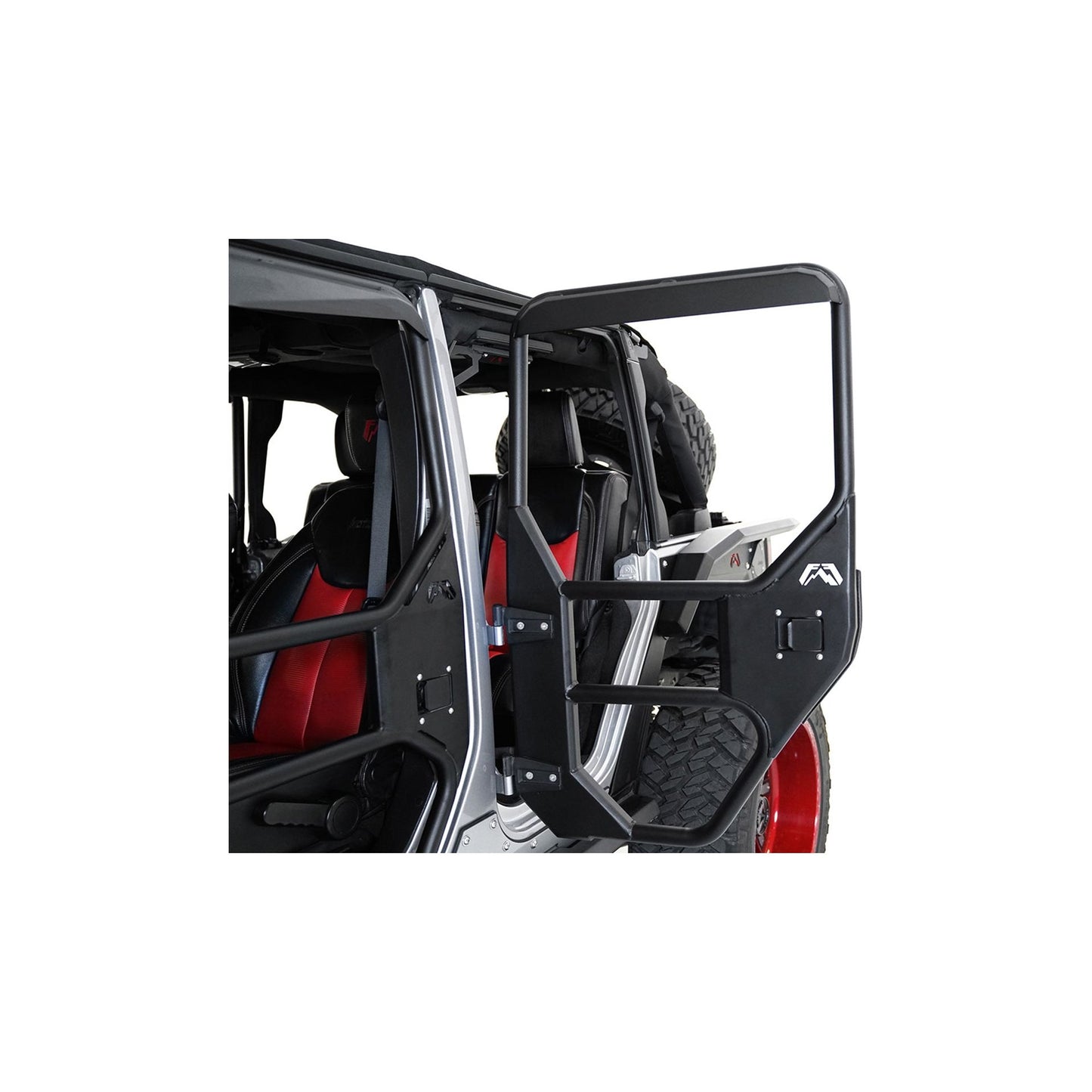 Fab Fours Full Surround Tube Door for 2007-2018 Jeep Wrangler JK JK1032-1