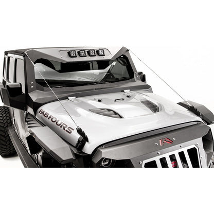 Fab Fours Limb Riser For Vehicles w/Vi-Cowl Matte Black Powder Coat l JK1060-1