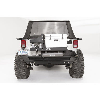 Fab Fours Air Compressor Yeti Tundra 35 Cooler Mount 2 Stage Black Powder Coated l JK2040-1