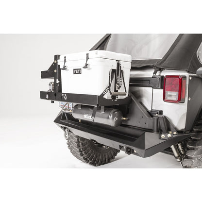 Fab Fours Air Compressor Yeti Tundra 35 Cooler Mount 2 Stage Black Powder Coated l JK2040-1