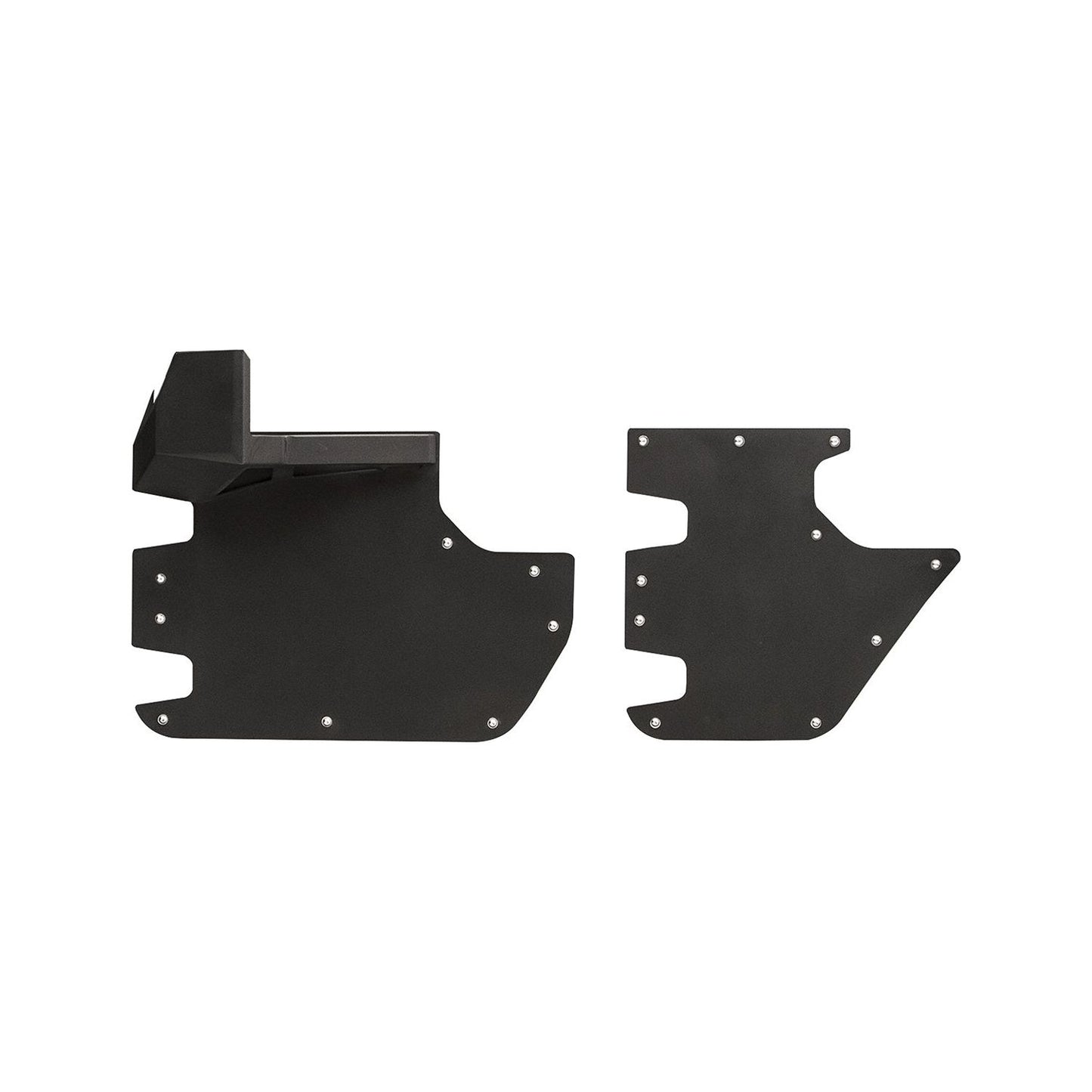 Fab Fours Door Skin Rear Matte Black Powder Coat l JK3002-1