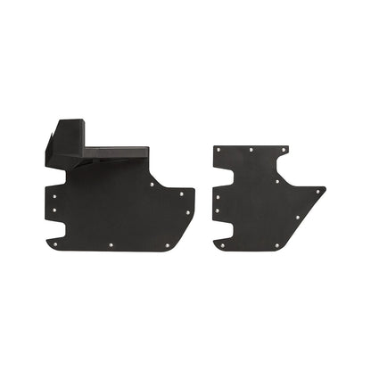 Fab Fours Door Skin Rear Matte Black Powder Coat l JK3002-1