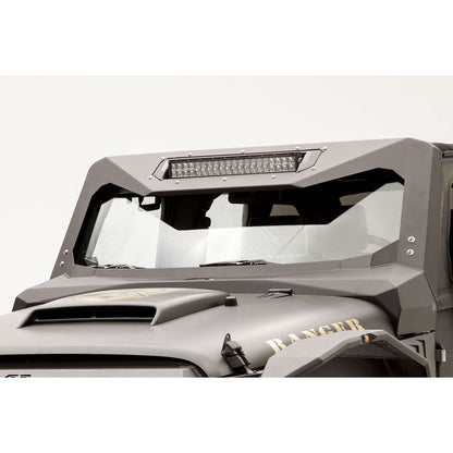 Fab Fours Light Bar Insert Mount Powder-Coated Front Vi-Cowl 20 in. l JK3022-1