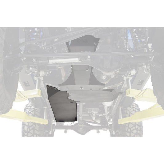 Fab Fours Gas Tank Skid Plate 2 Stage Black Powder Coated l JK3030-1