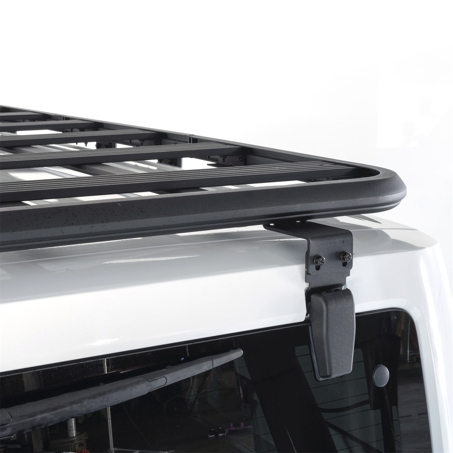 Smittybilt Defender Platform Roof Rack Mount Black Powder Coat Aluminum Direct Fit I J01