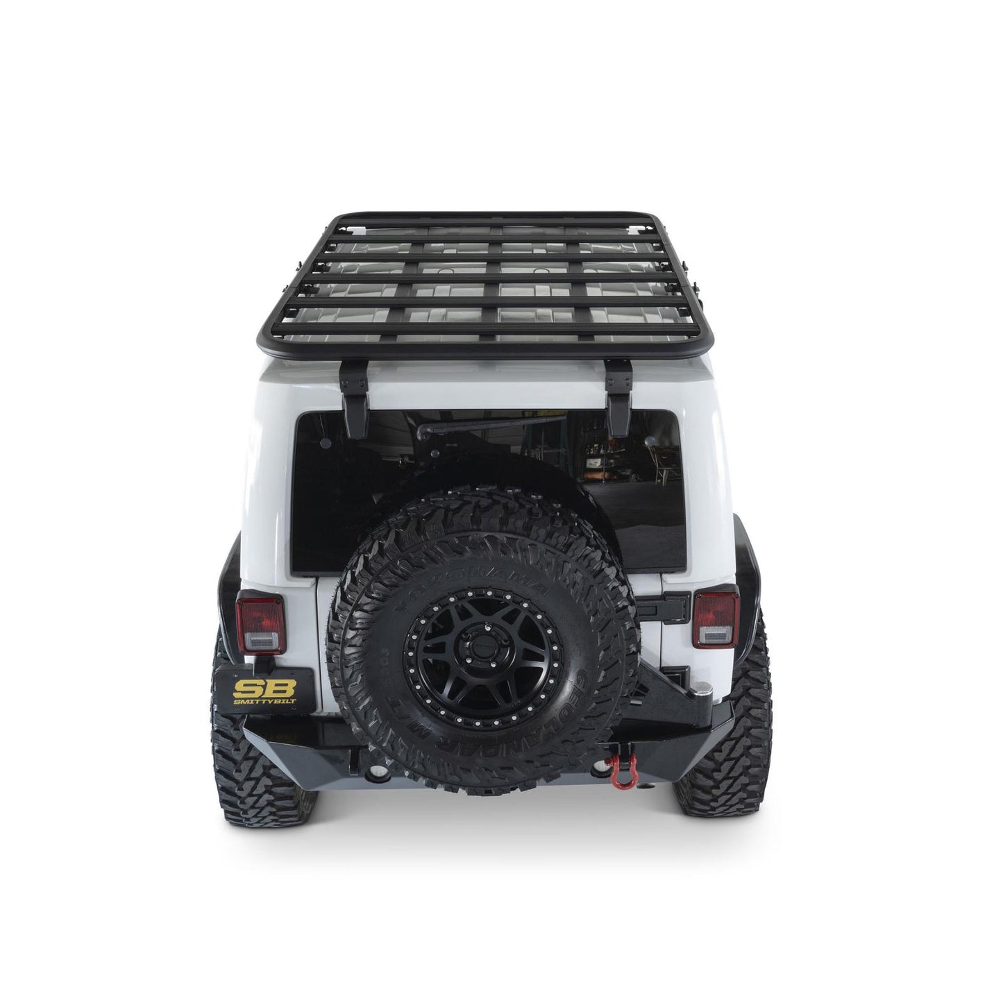 SMITTYBILT | Defender Platform Rack Kit 2007-2018 Jeep Wrangler 4 Door Smittybilt |JK4DRRACK1
