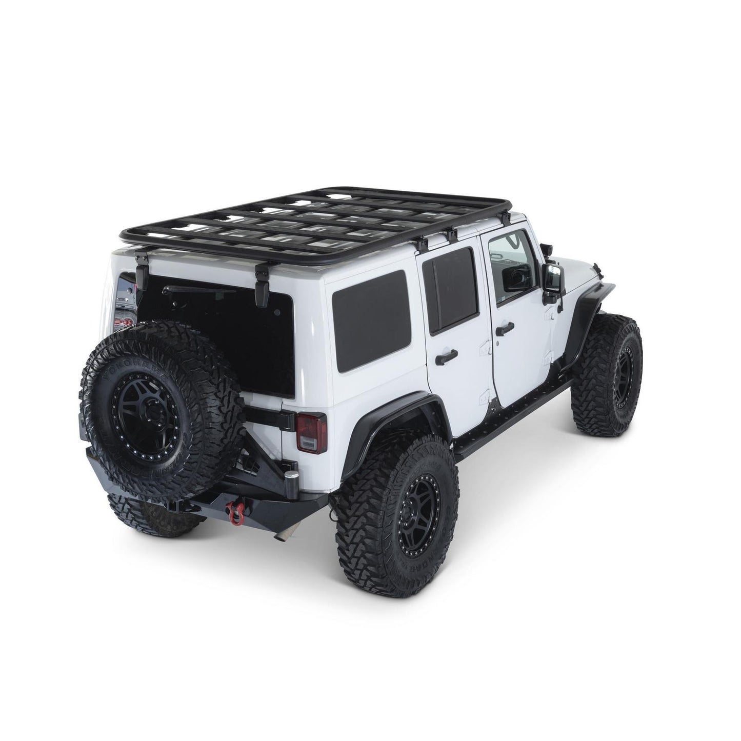 SMITTYBILT | Defender Platform Rack Kit 2007-2018 Jeep Wrangler 4 Door Smittybilt |JK4DRRACK1