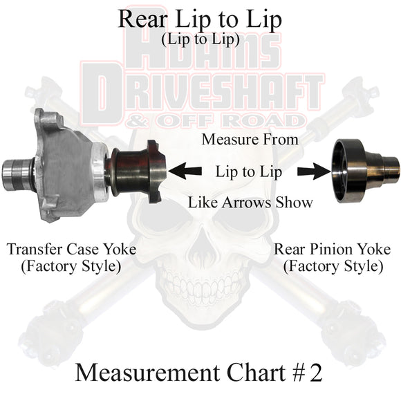 ADAMS DRIVESHAFT | JK REAR 1350 CV DRIVESHAFT [EXTREME DUTY SERIES] SOLID U-JOINT | ASDJK-1350R-S2D