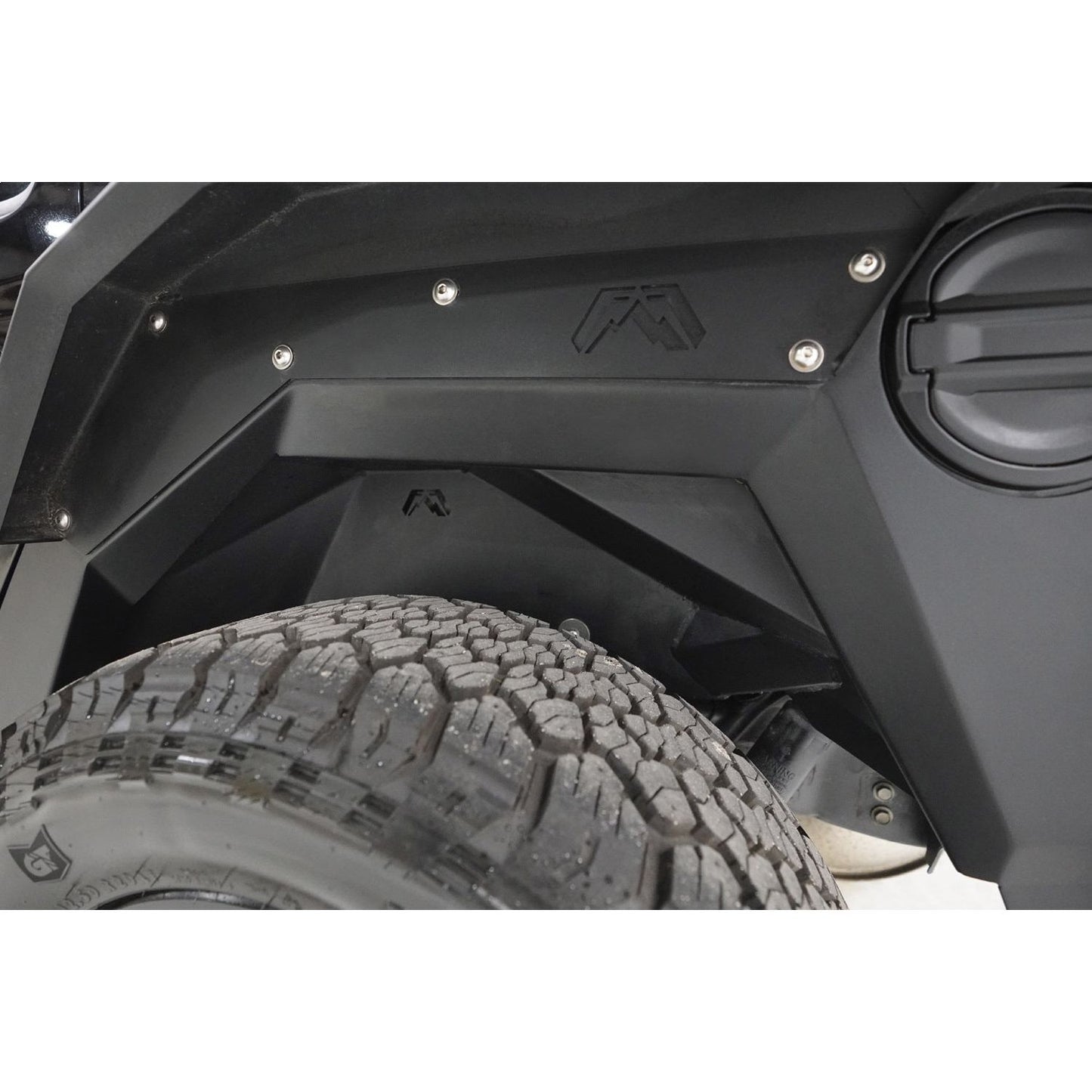 Fab Fours Inner Fender 2 Stage Black Powder Coat Rear For PN[JL2001-B] l JL1008-1