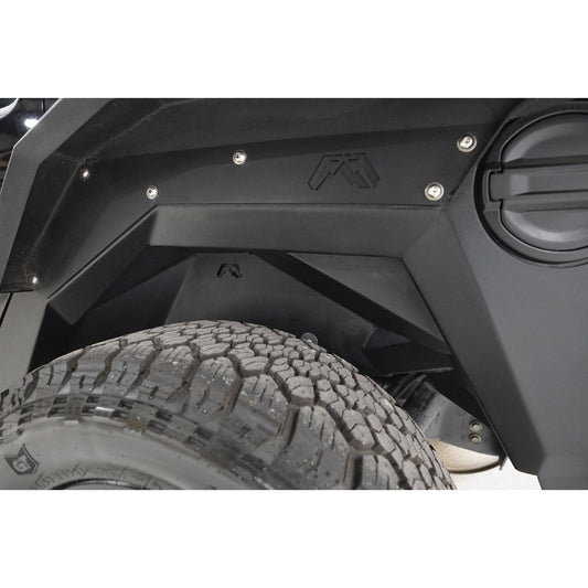 Fab Fours Inner Fender 2 Stage Black Powder Coat Rear For PN[JL2001-B] l JL1008-1
