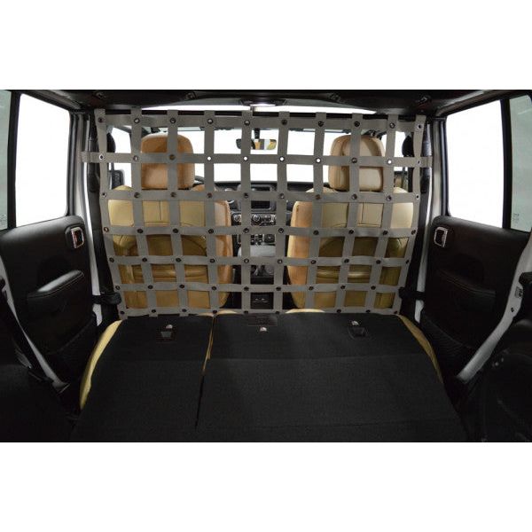 Dirtydog 4X4 Pet-Cargo Divider - for 2018-C Jeep JL 4 Door - Gladiator JT (Behind Font Seats)