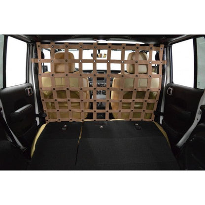 Dirtydog 4X4 Pet-Cargo Divider - for 2018-C Jeep JL 4 Door - Gladiator JT (Behind Font Seats)