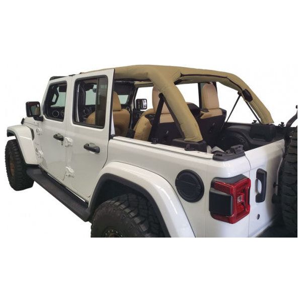 Dirtydog 4X4 Roll Bar Covers - for 2018-C Jeep Wrangler JLU 4 Door Hard Top Version