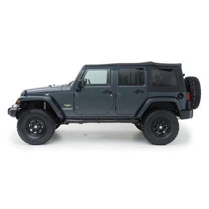 Smittybilt Sure Step Side Bar Black Powder Coat 3 in. No Drill Installation I JN49-S4B