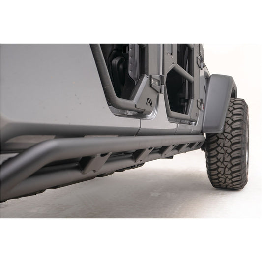 Fab Fours Rock Slider 2 Stage Black Powder Coated w/Tube l JT20-G1850-1