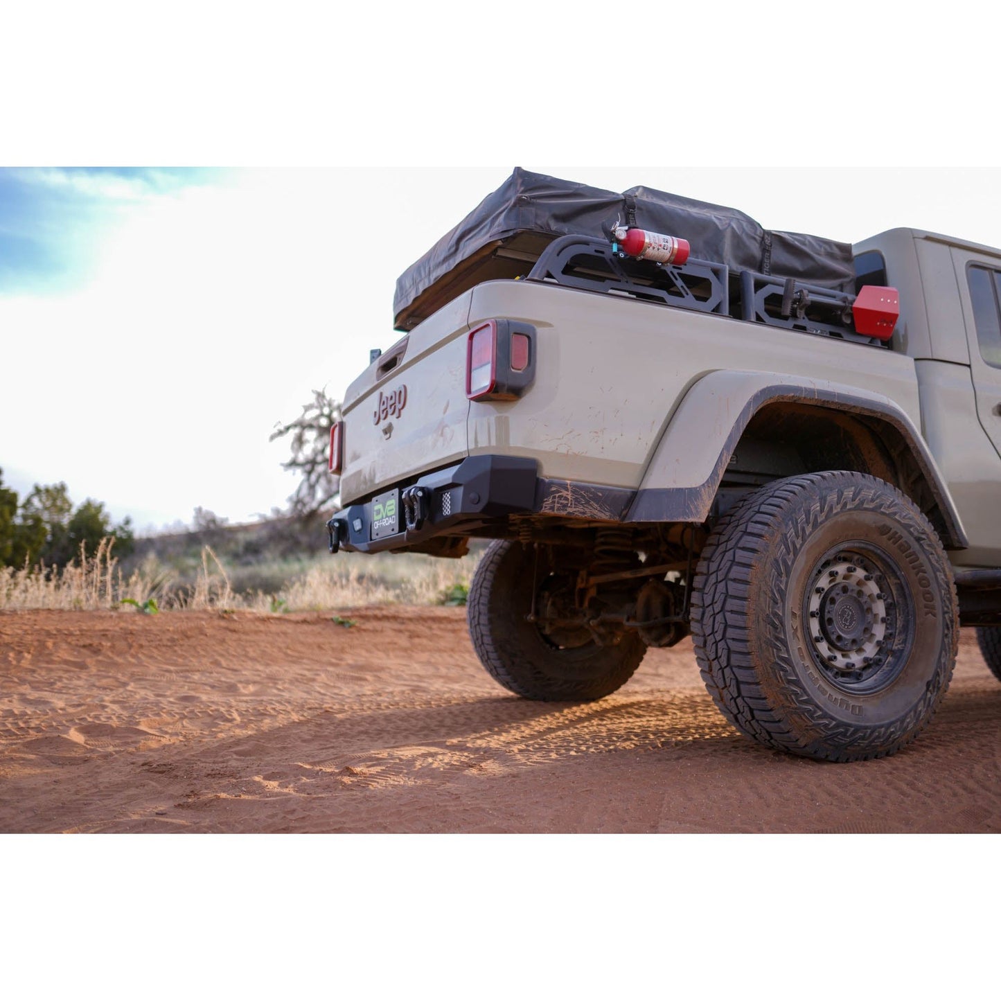 DV8 Off-Road 2020-2024 Jeep Gladiator JT | MTO Series Rear Bumper C3| RBGL-12