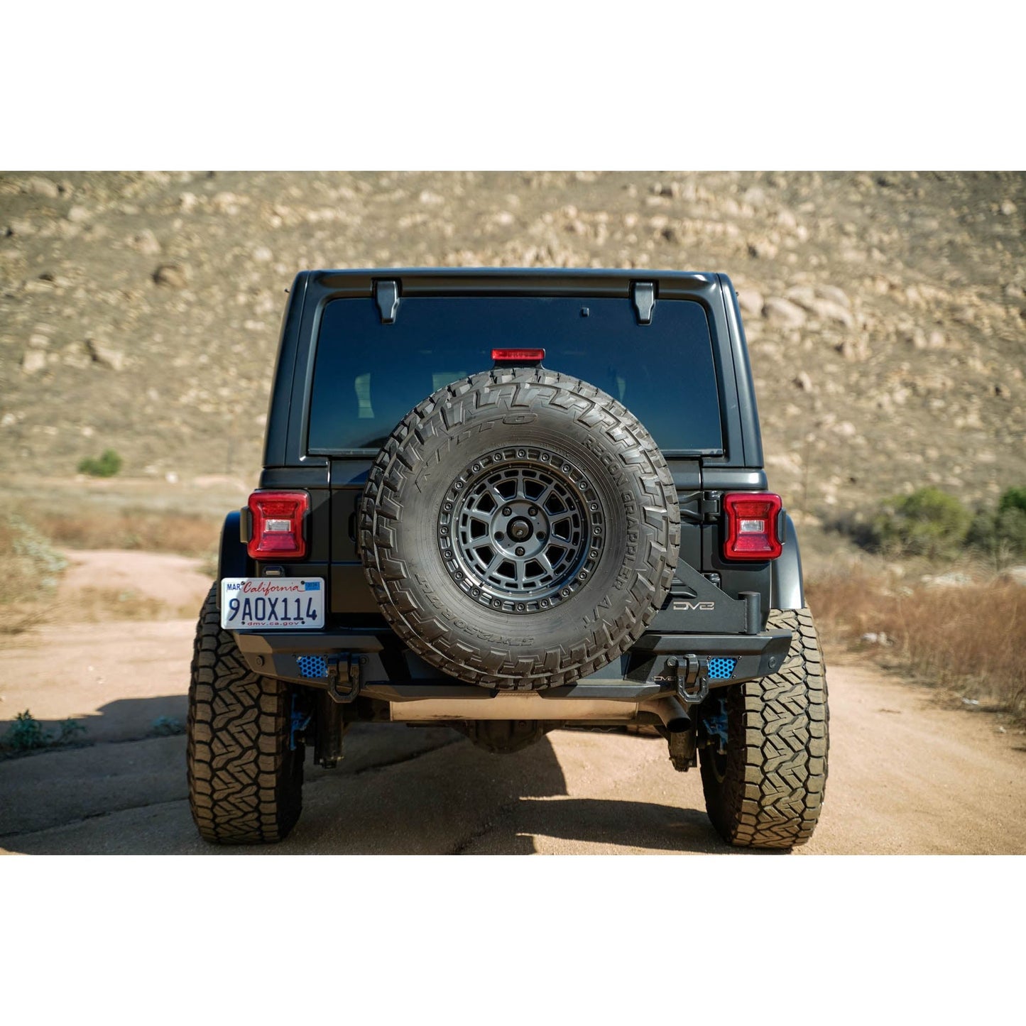 DV8 Off-Road 2018-2024 Jeep Wrangler JL | MTO Series Bumper Spare Tire Swing Gate C3| TCJL-13