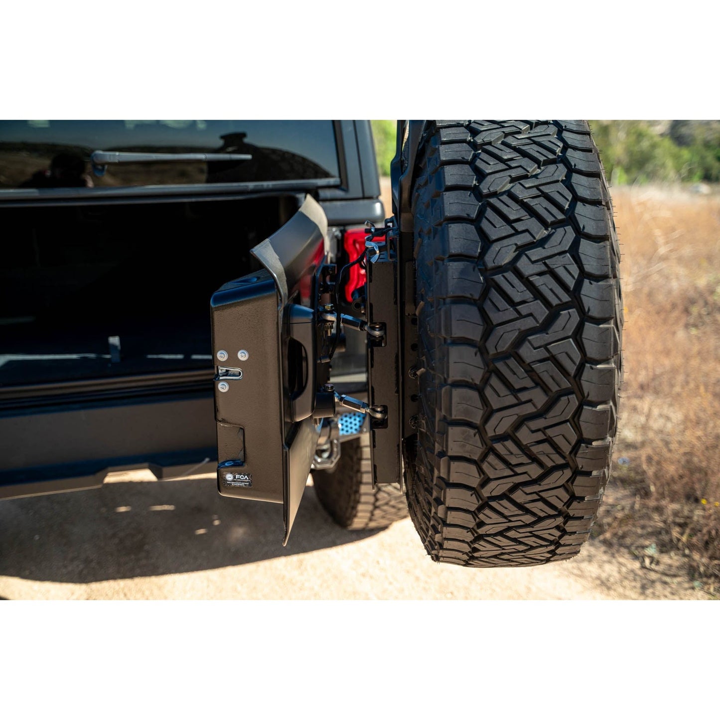 DV8 Off-Road 2018-2024 Jeep Wrangler JL | MTO Series Bumper Spare Tire Swing Gate C3| TCJL-13