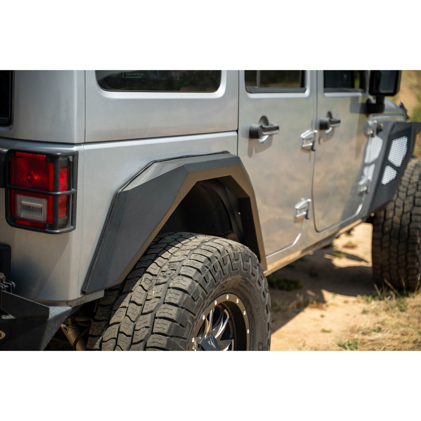 DV8 Off-Road 2007-2018 Jeep Wrangler JK Armor Fender Flares | Front & Rear C3| FDJK-09