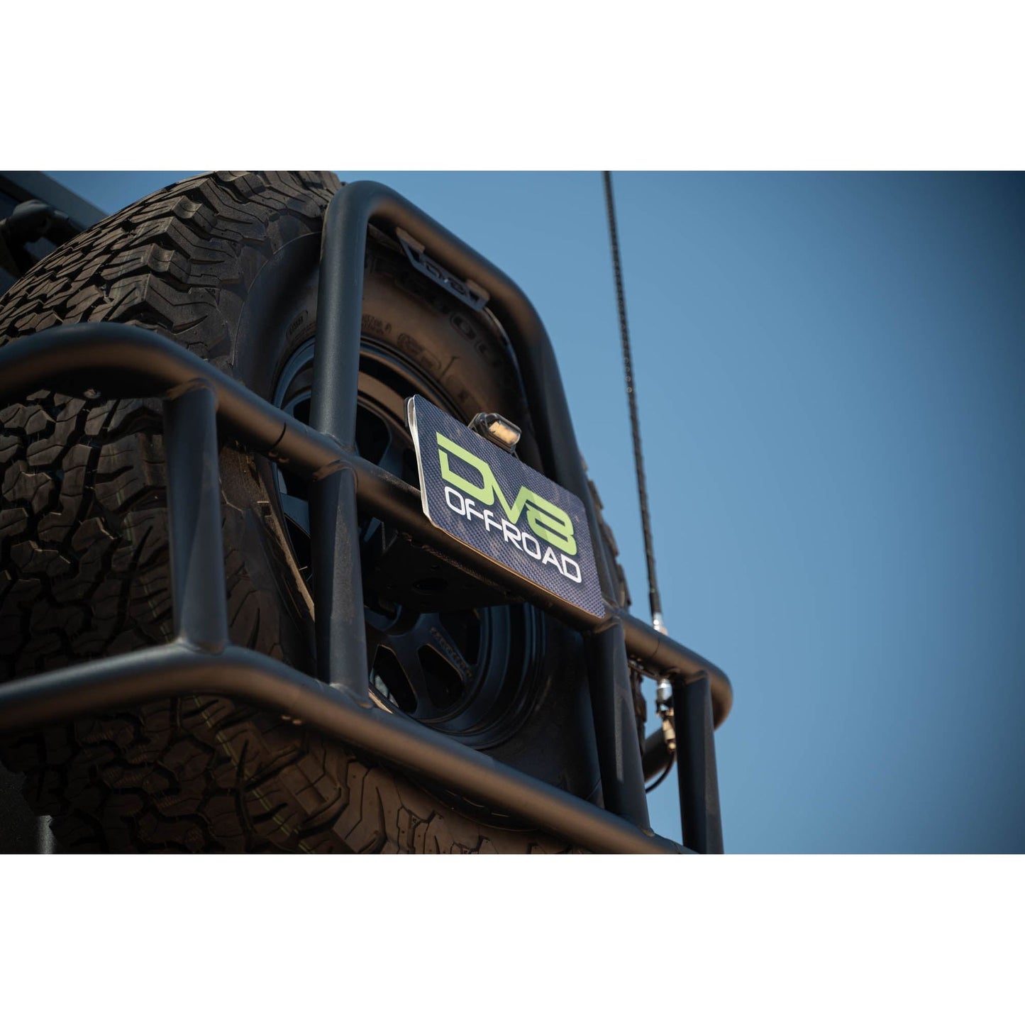 DV8 Off-Road 2007-2018 Jeep Wrangler JK | Body Mounted Tire Carrier C3| TCJK-14