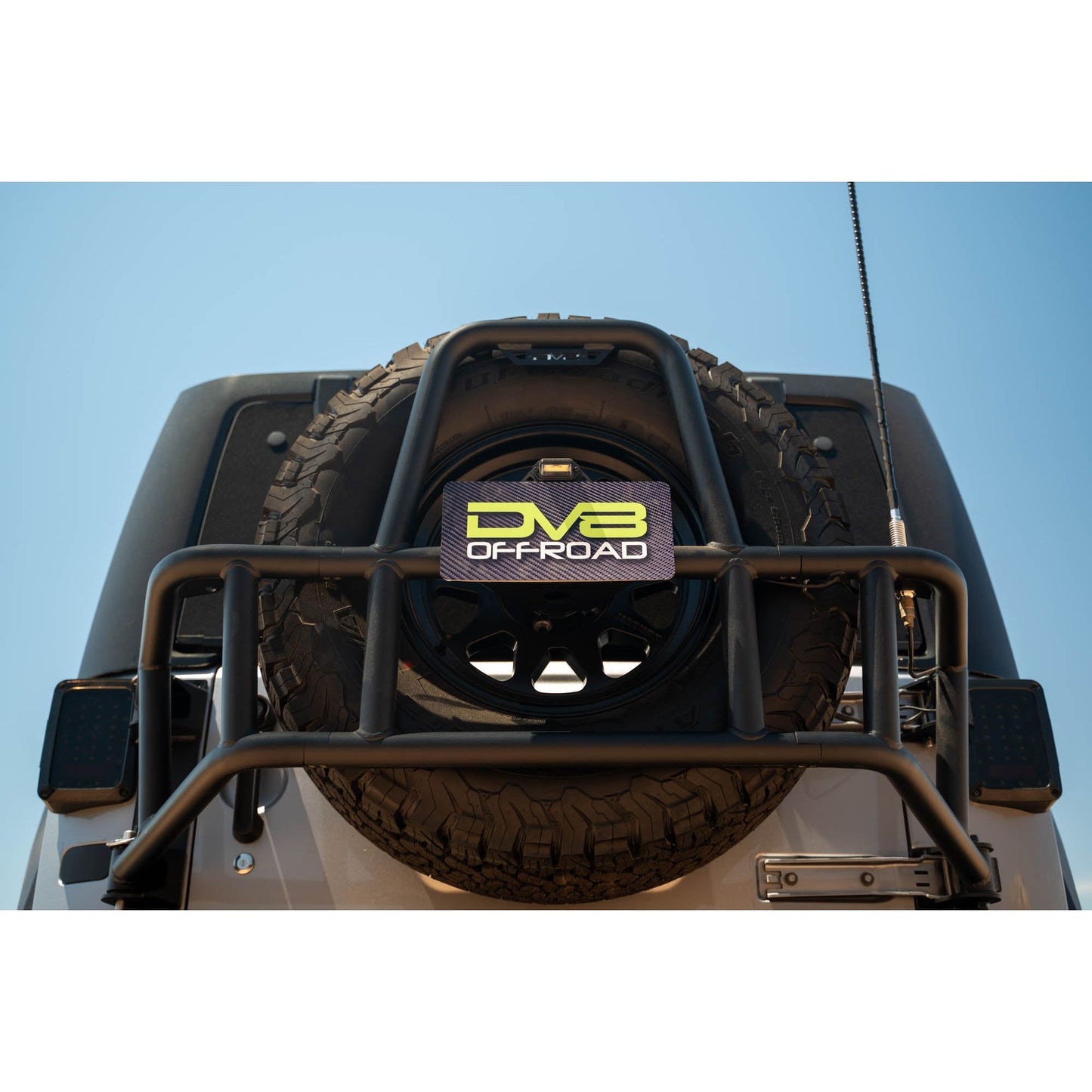 DV8 Off-Road 2007-2018 Jeep Wrangler JK | Body Mounted Tire Carrier C3| TCJK-14