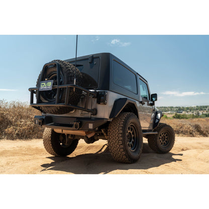 DV8 Off-Road 2007-2018 Jeep Wrangler JK | Body Mounted Tire Carrier C3| TCJK-14