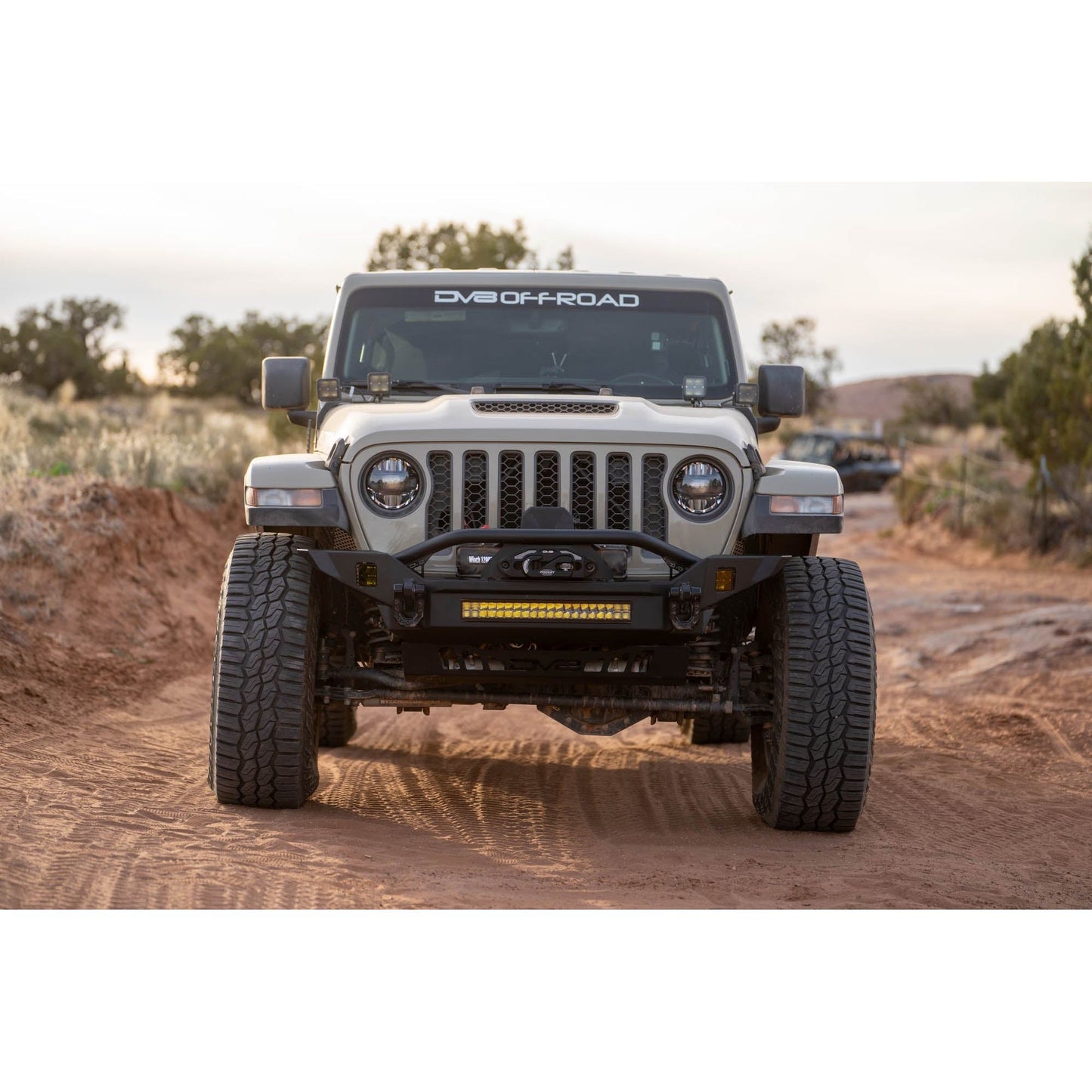 DV8 Off-Road 2007-2024 Jeep Wrangler JK/JL & Gladiator JT | FS-7 Mid-Width Winch Front Bumper C3| FBJL-07