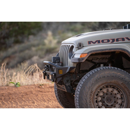 DV8 Off-Road 2007-2024 Jeep Wrangler JK/JL & Gladiator JT | FS-7 Mid-Width Winch Front Bumper C3| FBJL-07