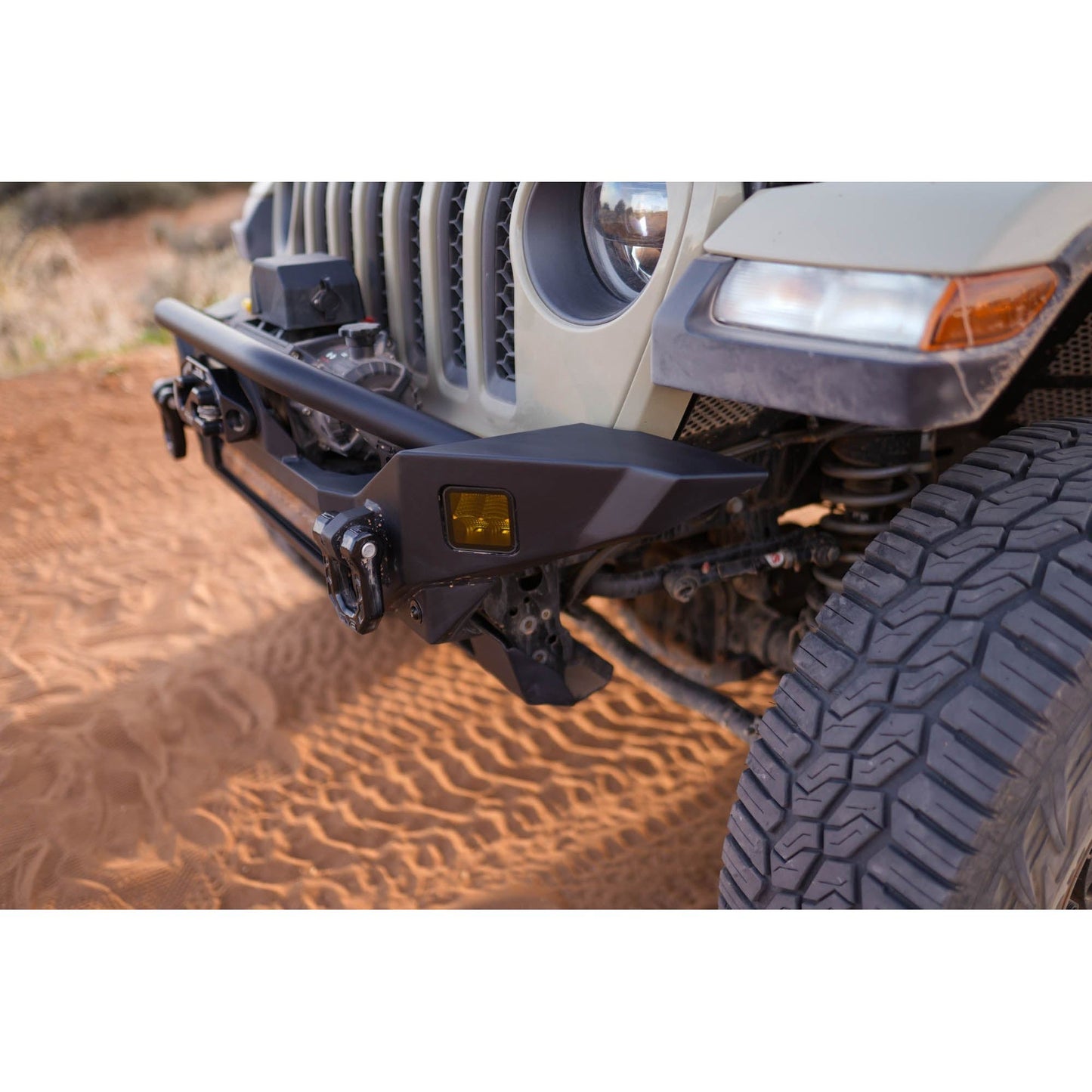 DV8 Off-Road 2007-2024 Jeep Wrangler JK/JL & Gladiator JT | FS-7 Mid-Width Winch Front Bumper C3| FBJL-07