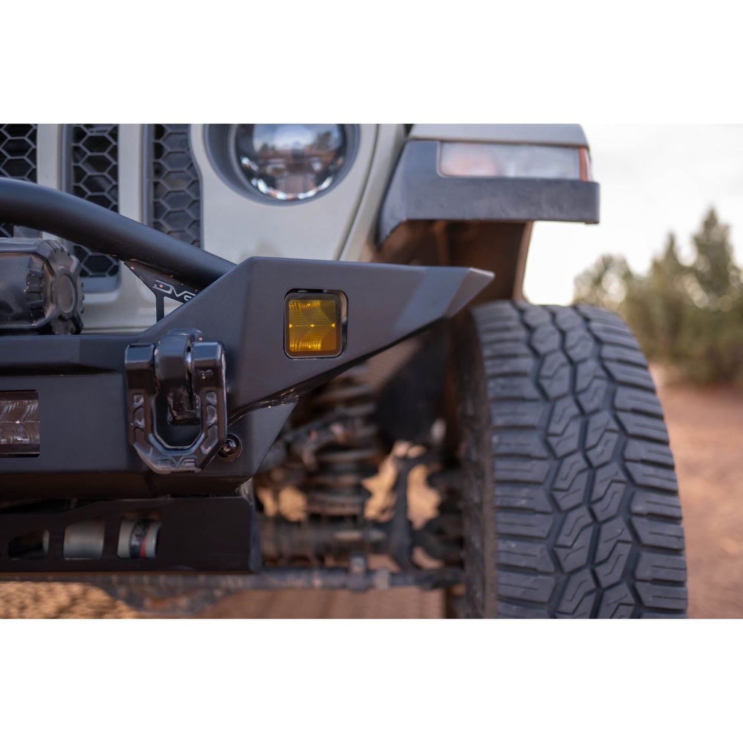 DV8 Off-Road 2007-2024 Jeep Wrangler JK/JL & Gladiator JT | FS-7 Mid-Width Winch Front Bumper C3| FBJL-07