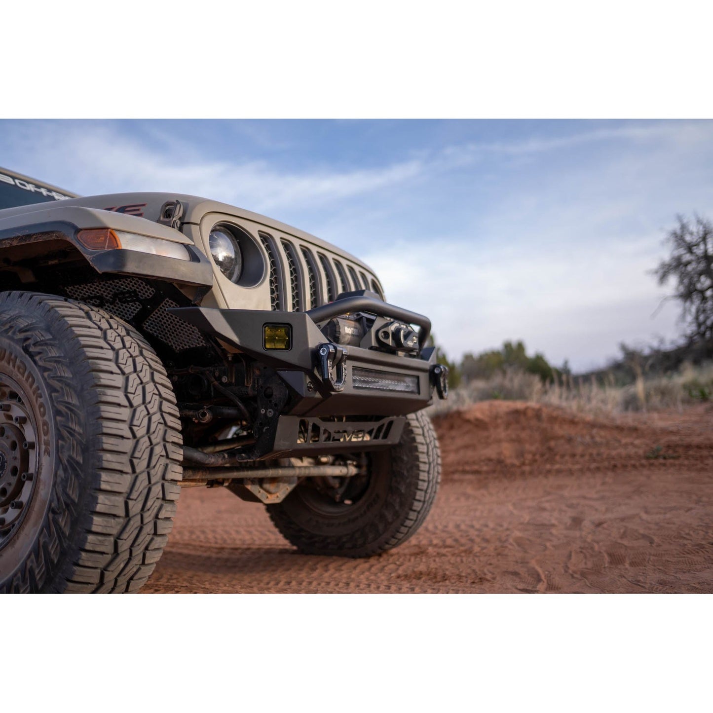 DV8 Off-Road 2007-2024 Jeep Wrangler JK/JL & Gladiator JT | FS-7 Mid-Width Winch Front Bumper C3| FBJL-07