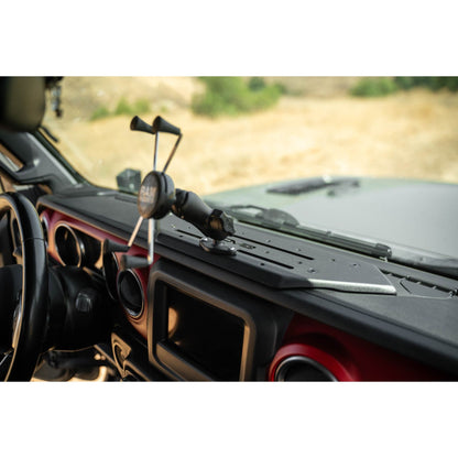 DV8 Off-Road 2018-2023 Jeep Wrangler JL & 2020-2023 Gladiator JT | Device Dash Mount V2 C3| DMJL-02