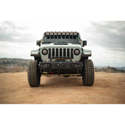 DV8 OFF-ROAD | 2018-2025 Jeep Wrangler JL & 2020-2025 Gladiator JT OE Plus Front Bumper | FBJL-13