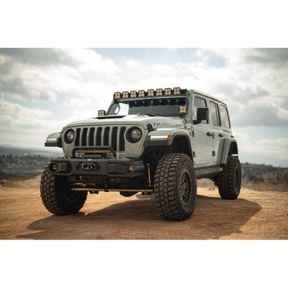 DV8 OFF-ROAD | 2018-2025 Jeep Wrangler JL & 2020-2025 Gladiator JT OE Plus Front Bumper | FBJL-13