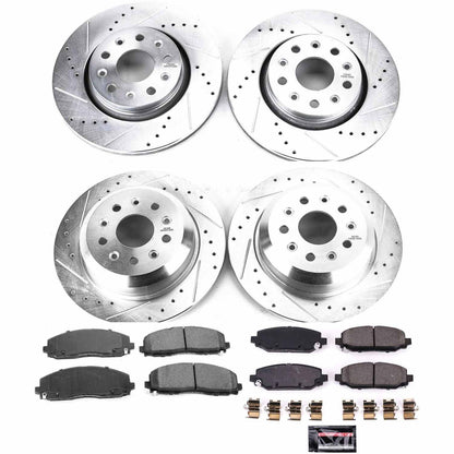 Power Stop Z23 Evolution Brake Kit 2018-C Jeep Wrangler JL K7938