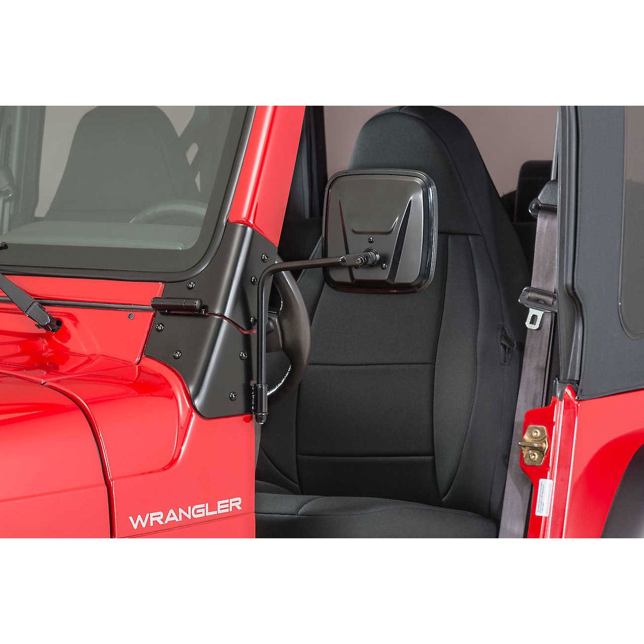 Kentrol Outback Mirrors (pair) Black Powder (1976-2018 CJ, YJ, TJ, JK & JL) 50443