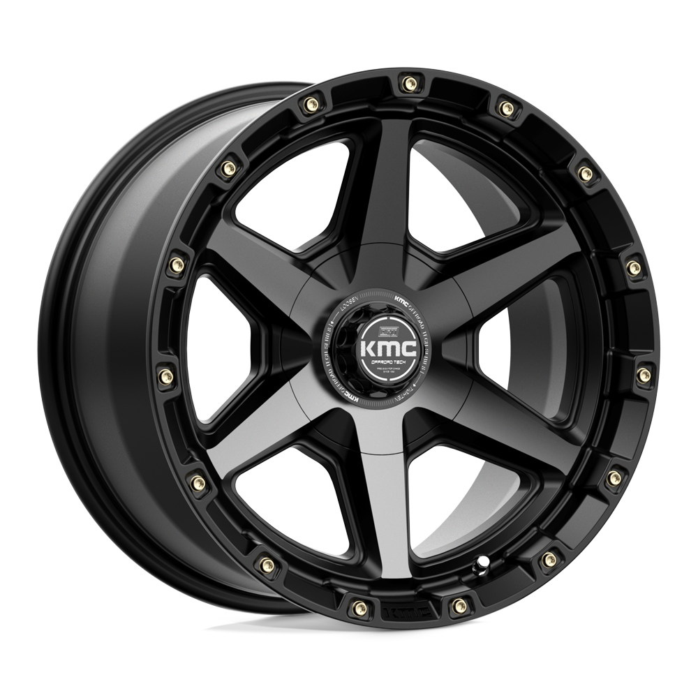 KMC KM101 TEMPO SATIN BLACK WITH GRAY TINT