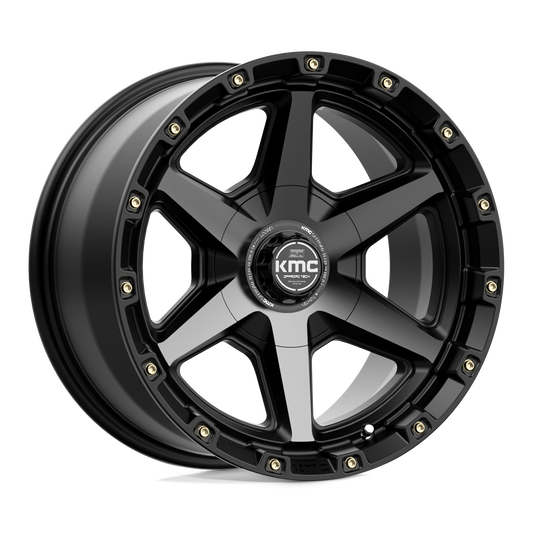 KMC KM101 TEMPO SATIN BLACK WITH GRAY TINT