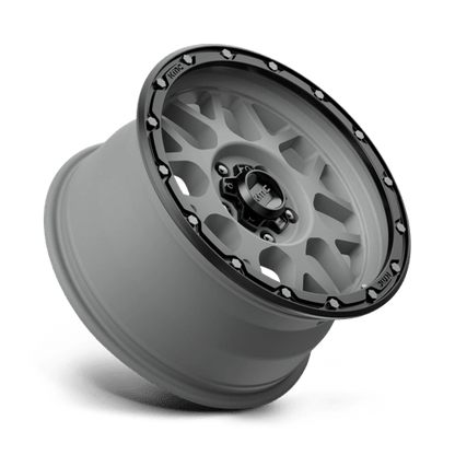 KMC KM535 GRENADE OFF-ROAD MATTE GRAY MATTE BLACK LIP