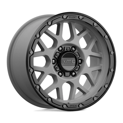 KMC KM535 GRENADE OFF-ROAD MATTE GRAY MATTE BLACK LIP
