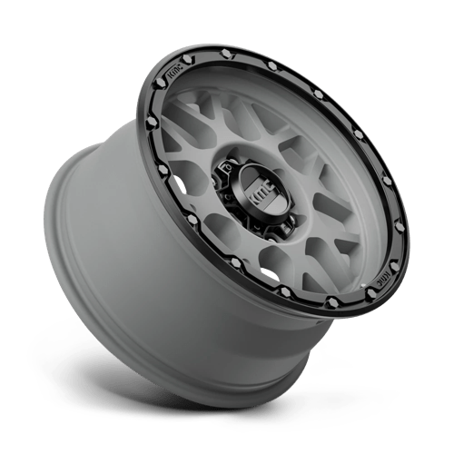 KMC KM535 GRENADE OFF-ROAD MATTE GRAY MATTE BLACK LIP