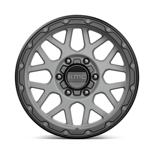 KMC KM535 GRENADE OFF-ROAD MATTE GRAY MATTE BLACK LIP
