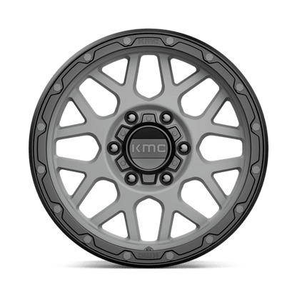 KMC KM535 GRENADE OFF-ROAD MATTE GRAY MATTE BLACK LIP