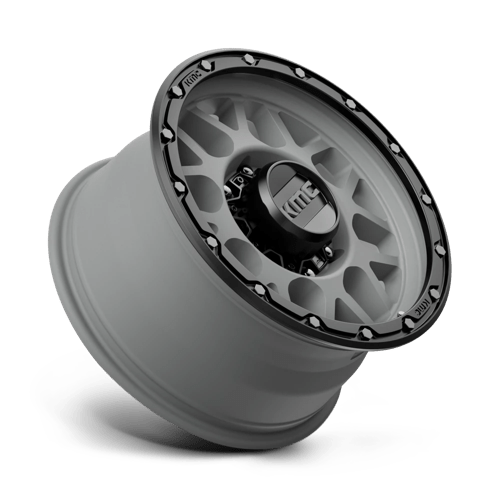 KMC KM535 GRENADE OFF-ROAD MATTE GRAY MATTE BLACK LIP