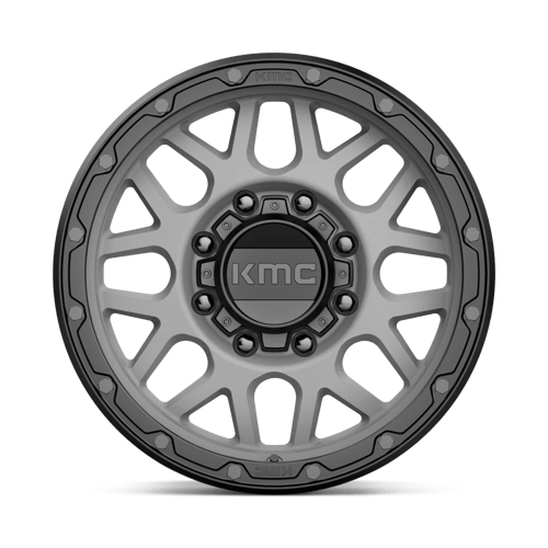 KMC KM535 GRENADE OFF-ROAD MATTE GRAY MATTE BLACK LIP