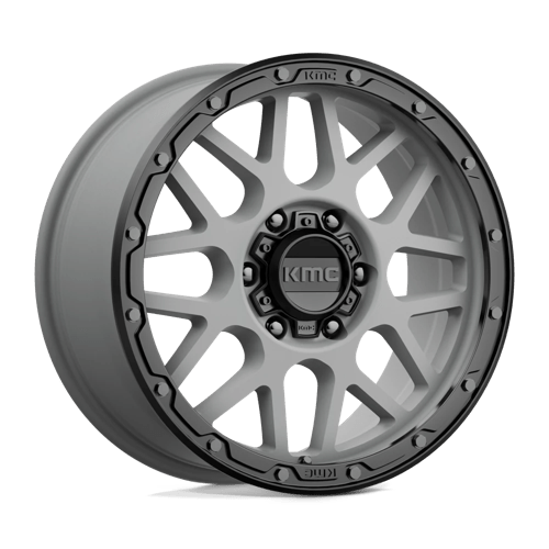 KMC KM535 GRENADE OFF-ROAD MATTE GRAY MATTE BLACK LIP